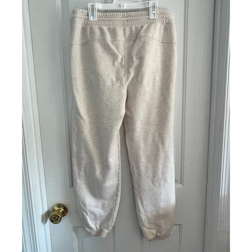Aerie Juniors Small Oatmeal Heather Fleece Joggers Sweatpants - Picture 5 of 8